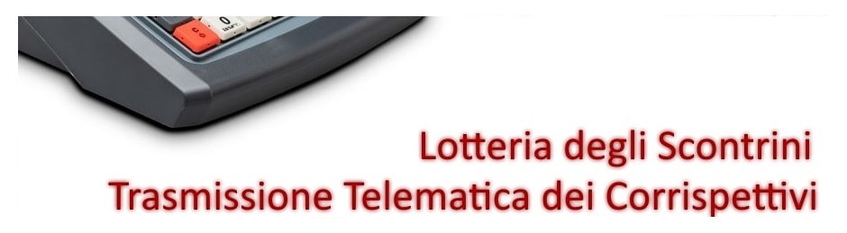 lotteria degli scontrini - trasmissione telematica corrispettivi