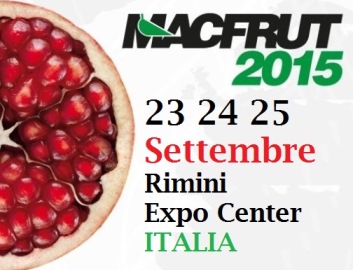 MACFRUT 2015 - Rimini - Expo Center - 23, 24 e 25 settembre