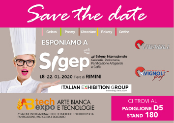 SIGEP - AB Tech Expo 2020 - VIGNOLI | 18 - 22 GENNAIO | FIERA DI RIMINI | PAD. D5 STAND 180